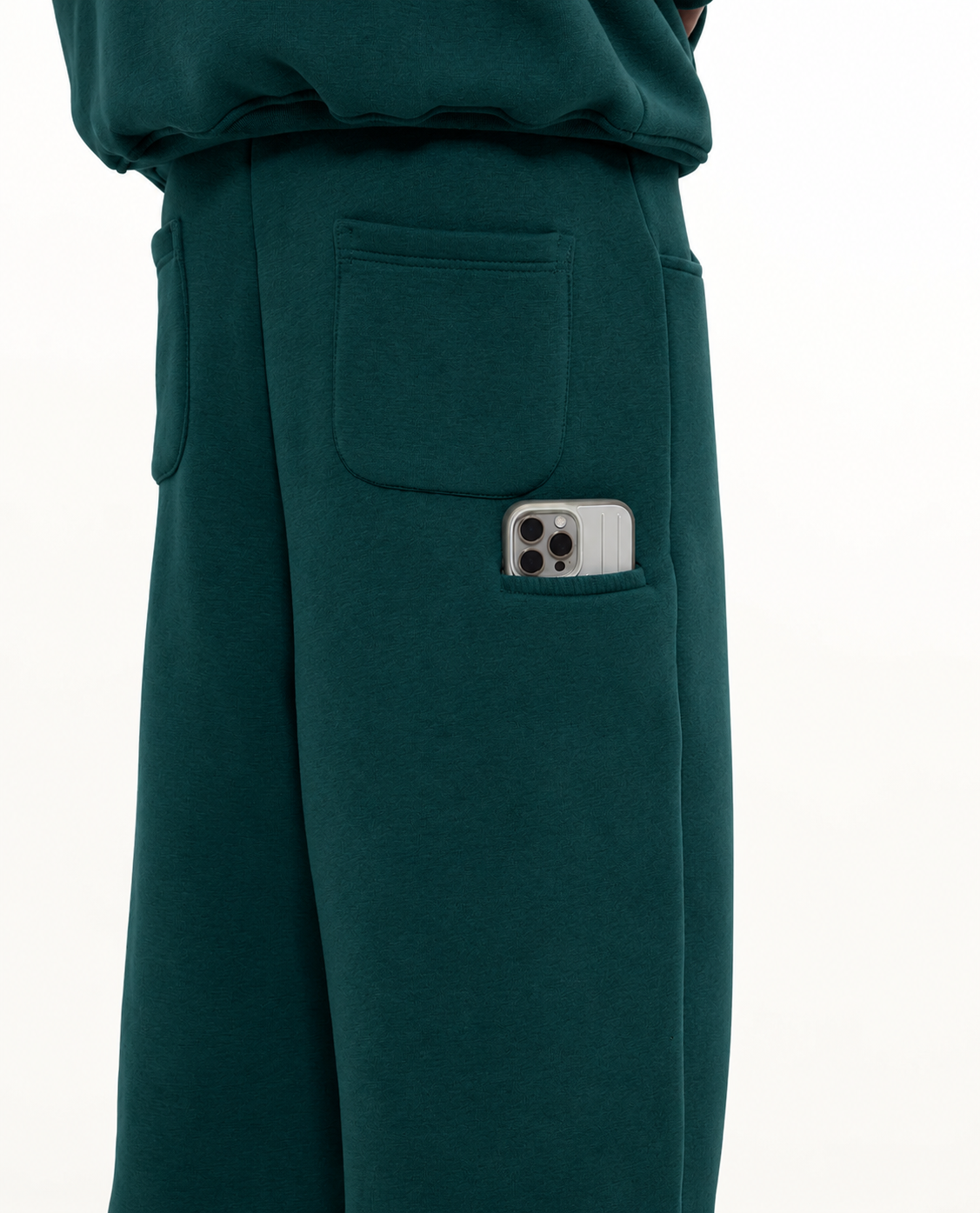 320 GSM Teal Baggy Sweatpant