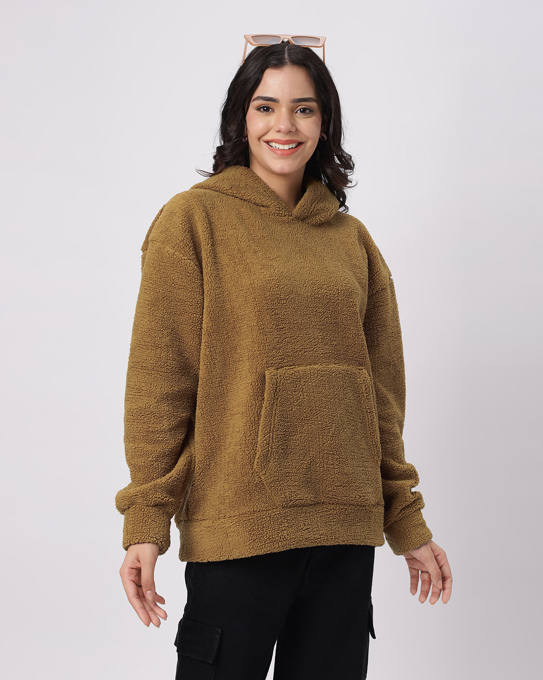 Brown Oversize Hoodie