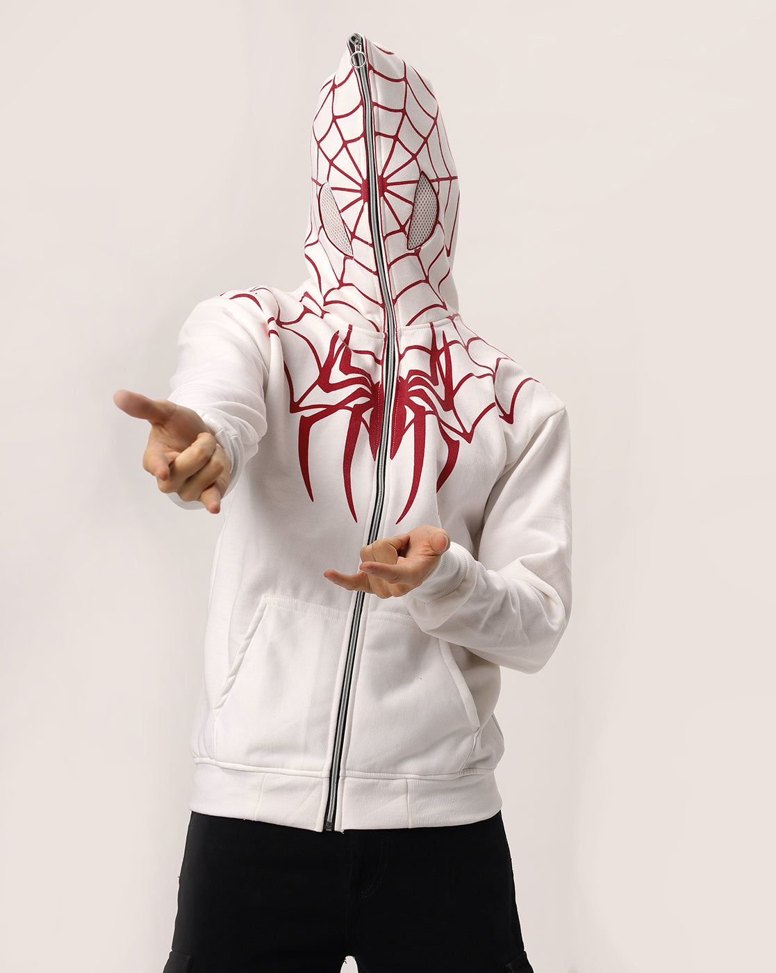 White Spider Hoodie